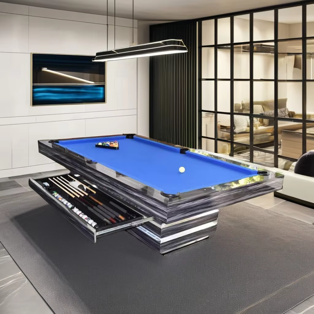 Luxury professional solid wood billiard table, natural slate with felt, direct sales hot款 Snooker billiard table