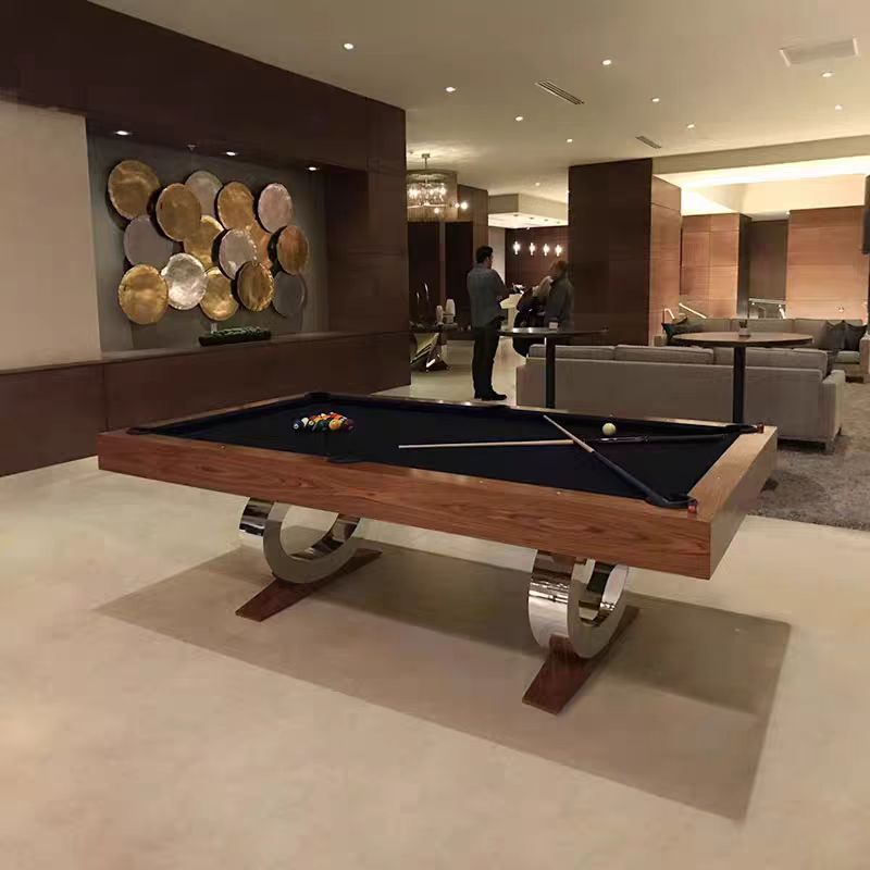 Vente directe d'usine 7/8/9 pieds Table de billard américaine en bois massif 9 pieds Table de billard Table de billard Billard