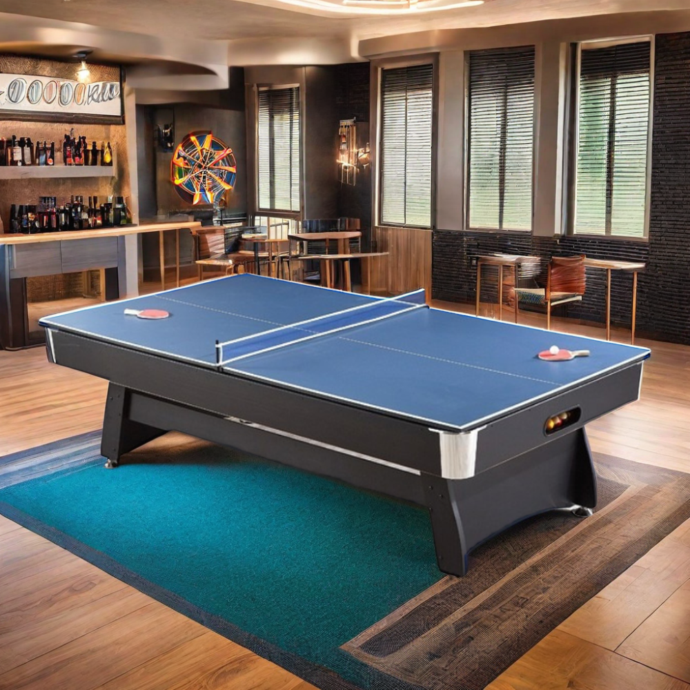 BC-13 billiard table has a smooth, mirror-like finish with a delicate touch, luxurious 7/8/9 foot professional billiard/dining table.