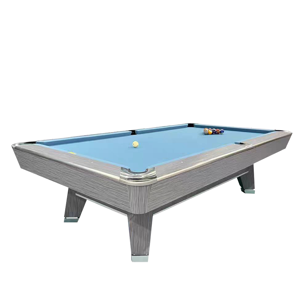 First-class billiard table, black billiard table accessories, solid wood and top marble slate, 9 ft, 8 ft, 7 ft