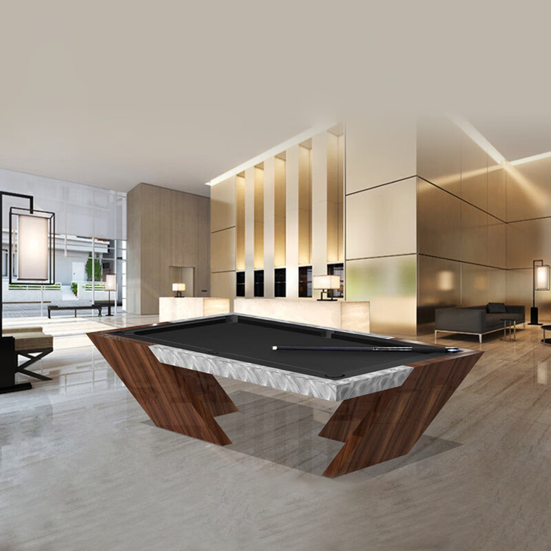 BC-12 2024 Nouvelle version Style moderne Table de billard familiale 7/8/9 pieds Table de billard contemporaine en ardoise