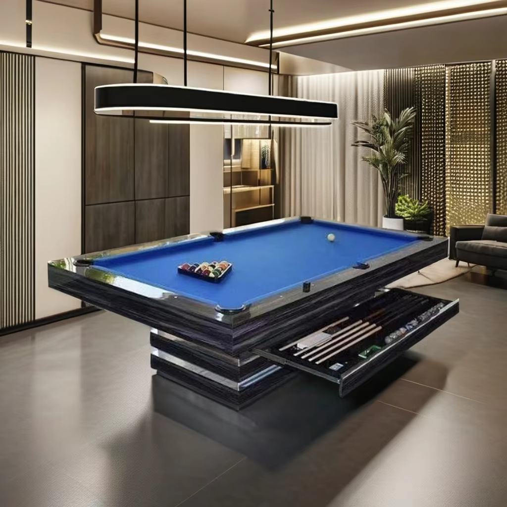 2024 Professional Quality 8 Ball Billiard 7 ft Billiard Table 9 ft Billiard Table Slate Snooker Billiard Table