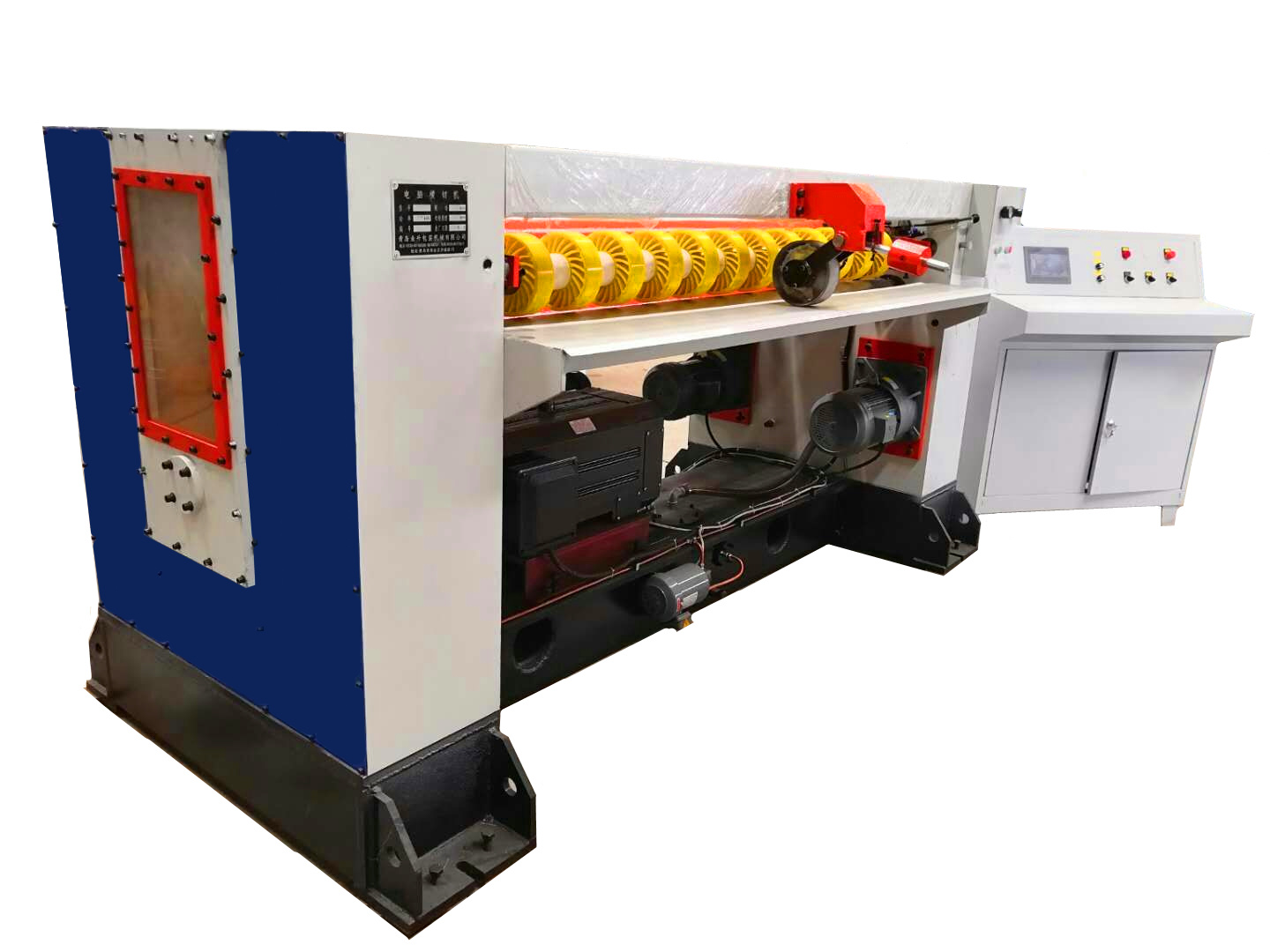 Spiral knife cross-cutting machine