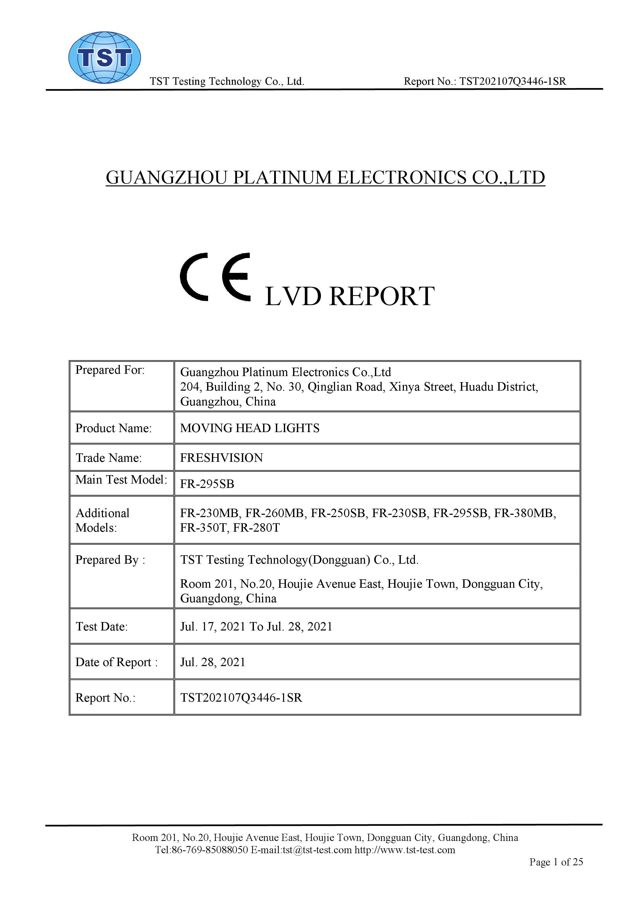 LVD REPORT
