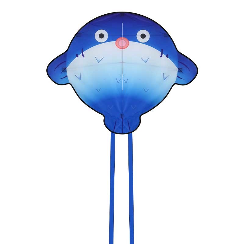 Blue Ice Cream Fish Kite