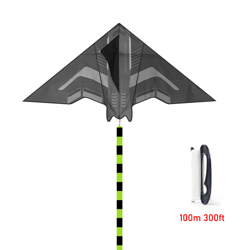 Stealth airplane kite