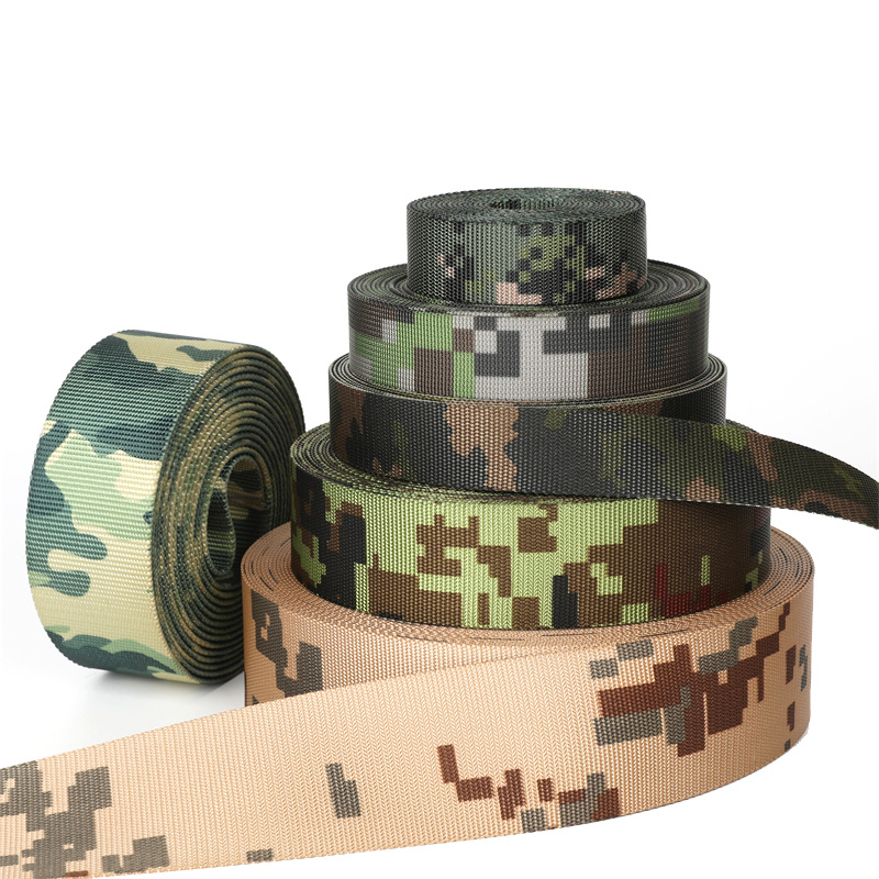 Double Sided Army Smart Printed Nylon Camouflage Webbing