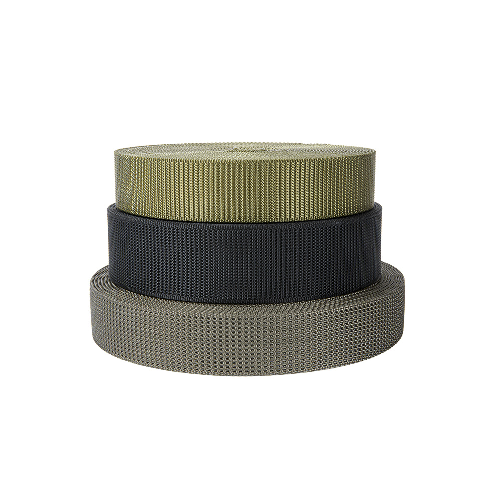 38mm 1.5 Inch Ribbed Belt Webbing – High Strength Nylon & Polyester for Durable Waist Belts