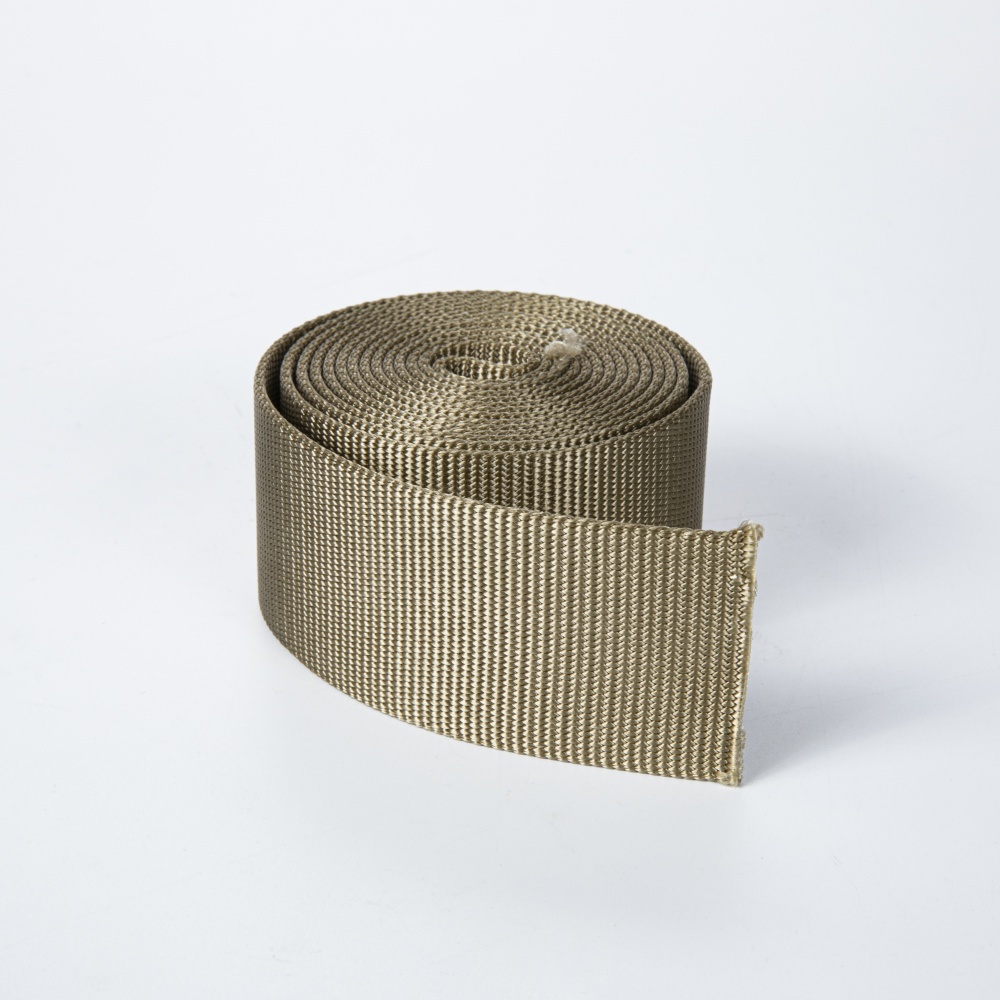 38mm Beaded Ribbed Belt Webbing – High Strength Polyester/Nylon Durable Waistband Tape