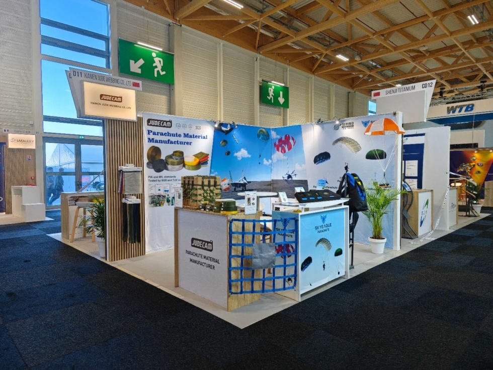 Meet Jude Webbing at Paris Air Show 2025: Certified Parachute Webbing for Critical Airborne Systems Meet Jude Webbing at Paris Air Show 2025: Certified Parachute Webbing for Critical Airborne Systems
