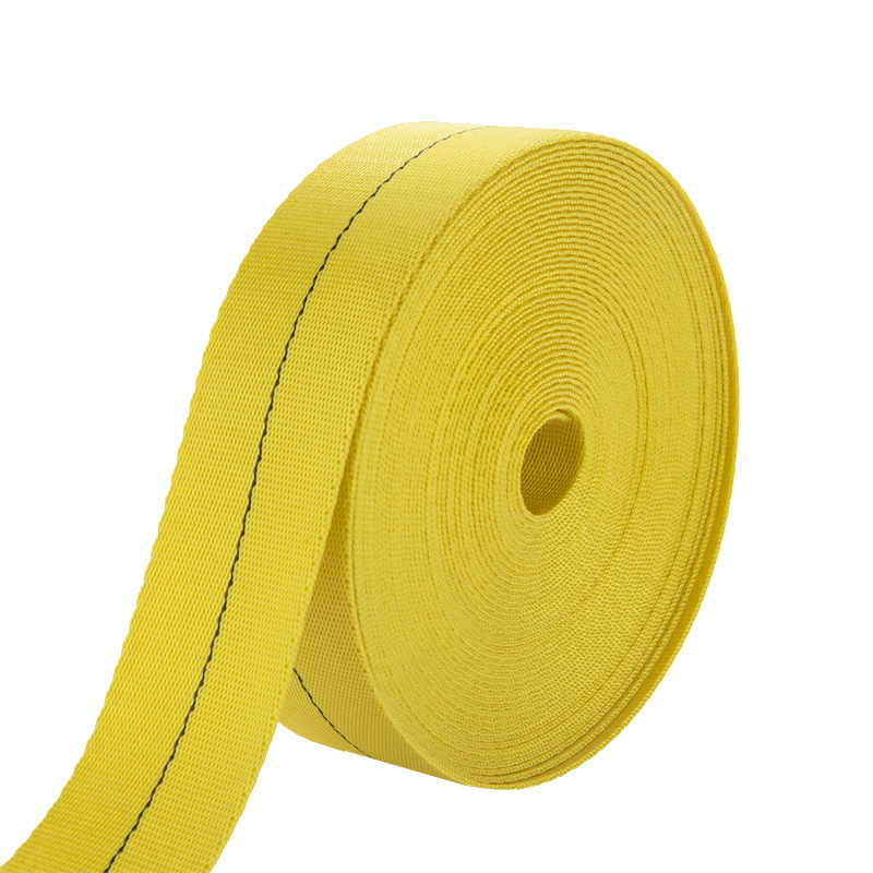 PIA-W-4088 Type 8 Webbing – Golden Yellow with Black Centerline for Parachute Harnesses