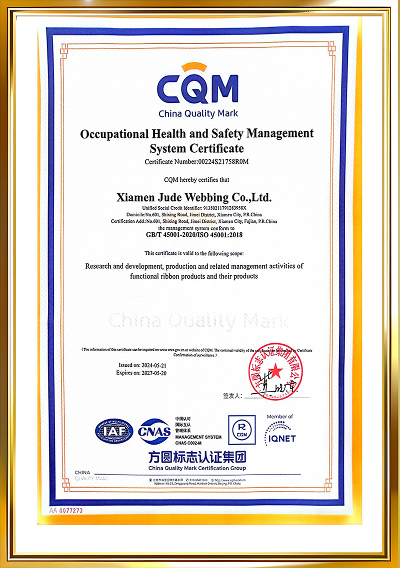 Certificación del Sistema de Gestión de la Seguridad y Salud en el Trabajo ISO 45001:2018 Certificación del Sistema de Gestión de la Seguridad y Salud en el Trabajo ISO 45001:2018