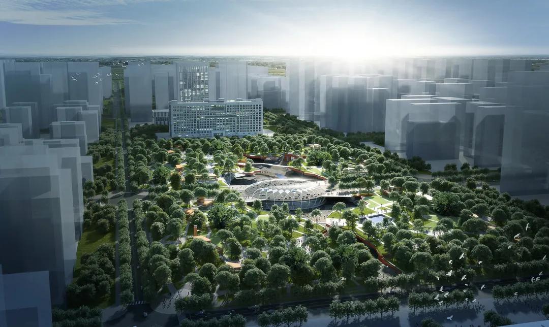 French IFAD won the top two in the international solicitation for the conceptual design of the landscape of the Shanghe Plaza in Qingdao Shanghe Demonstration Zone