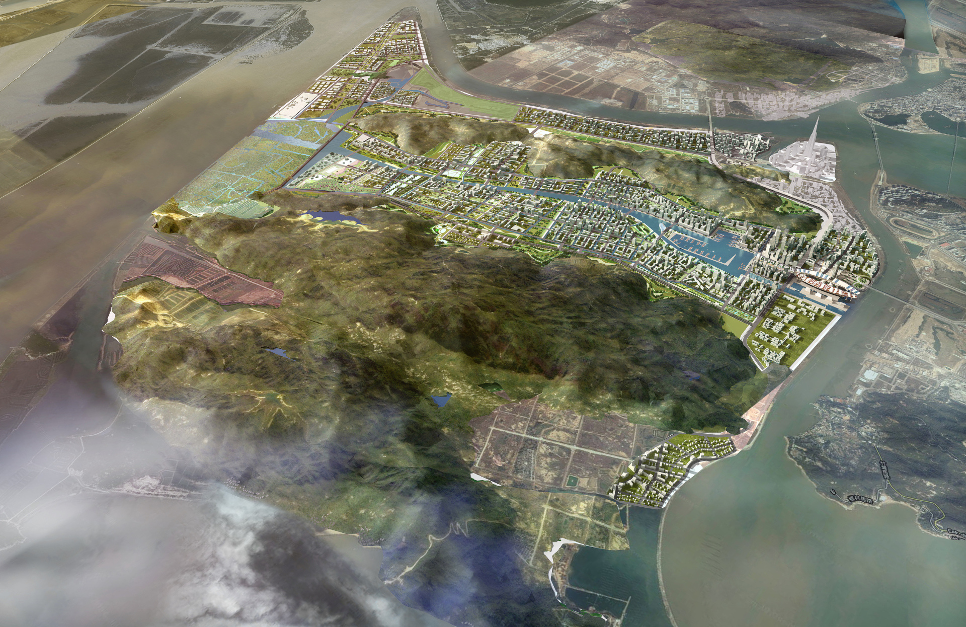 Henqin New District Waterfront Area Urban & Landscape Design, Zhuhai