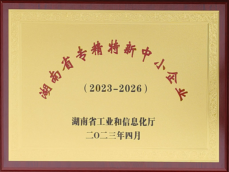 湖南省“专精特新”企业 湖南省“专精特新”企业