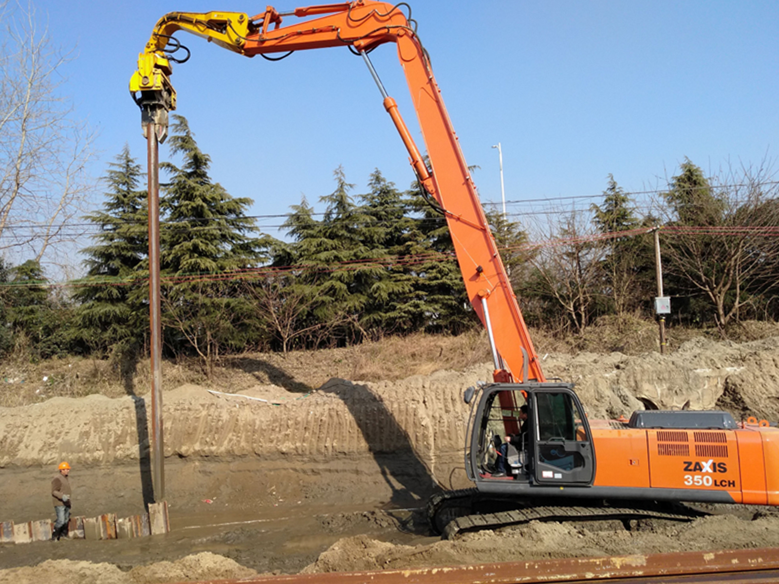 Vibratory Pile Driver