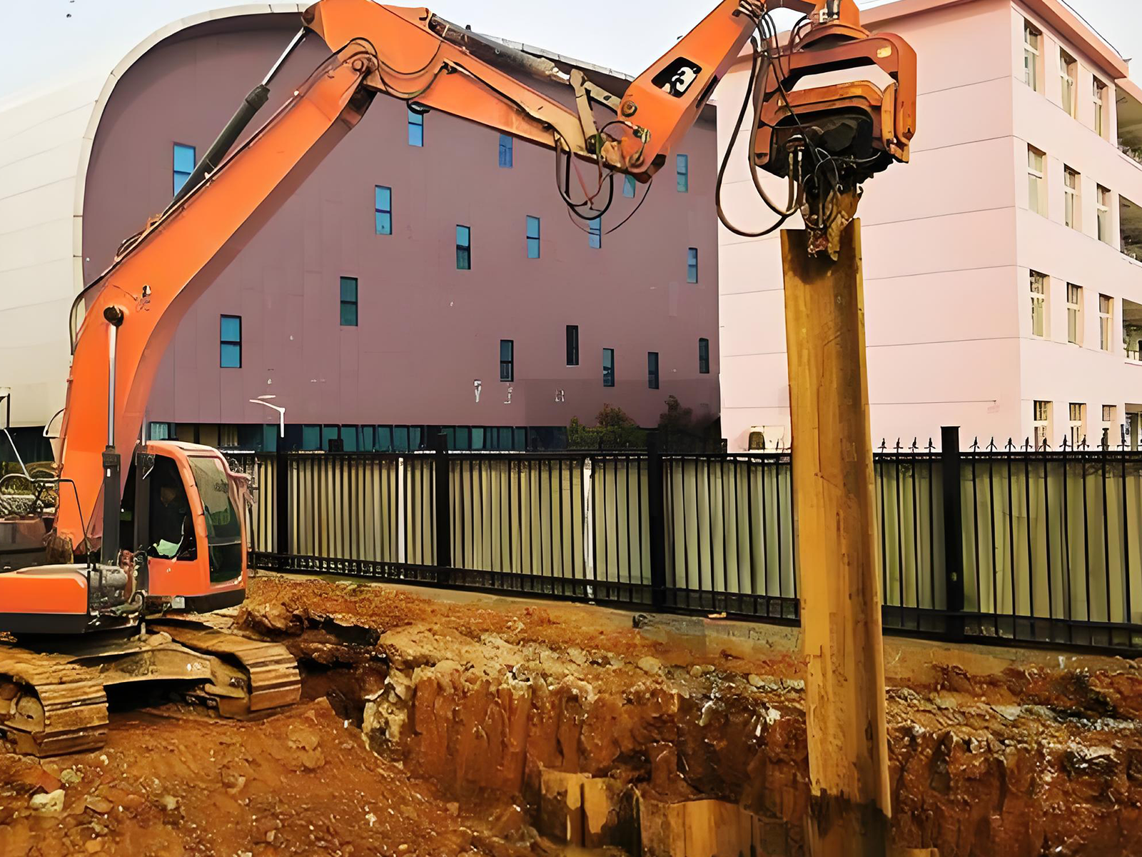 Vibratory Pile Driver