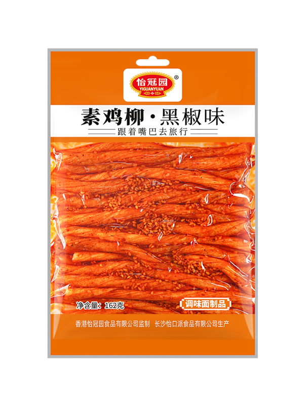 162g素鸡柳（黑椒味）