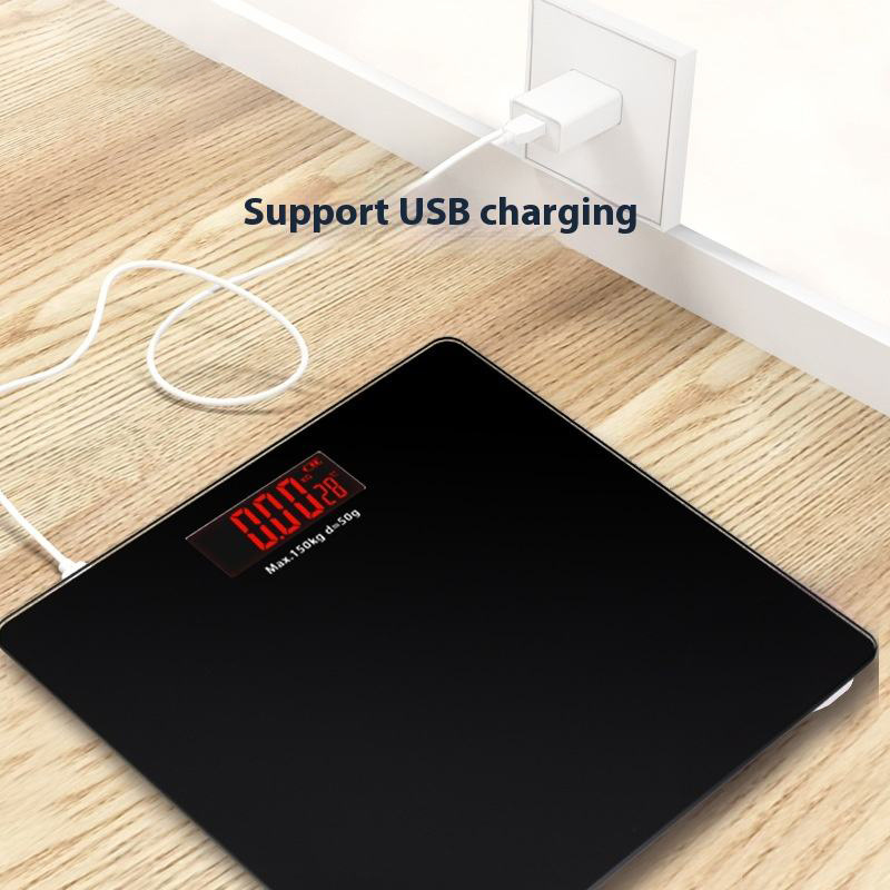 USB Digital Body Scale Home Weighing Indicator with Battery Power Cross-Border Stock