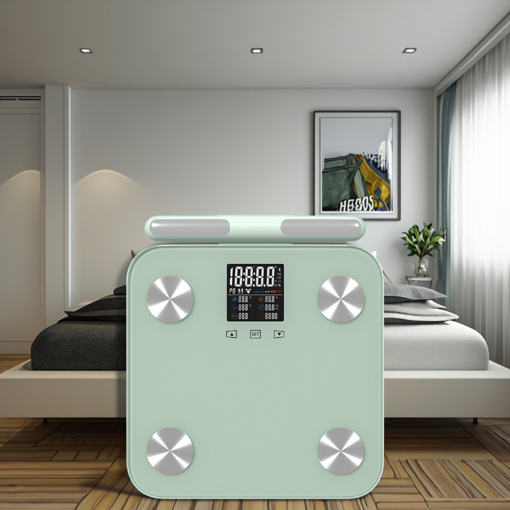 Smart 250KG Digital Weight & BMI Analyzer 8 Electrode ABS Bathroom Scales Portable Healthy Wireless Connectivity 180kg Capacity