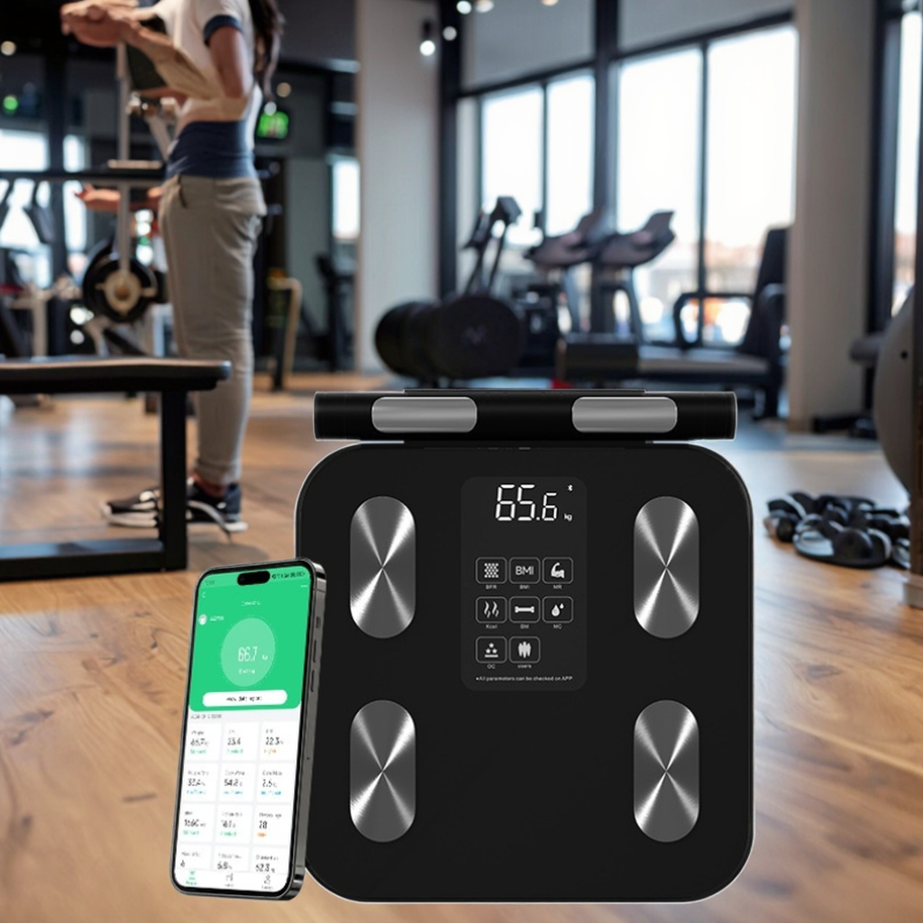 Smart 8 Electric 180KG Digital Body Scales Personal BMI Fit Bathroom Weighing Scale Body Fat Reading Personal Balance Monitor