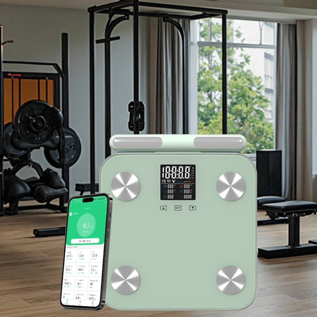 250KG Digital Smart Scale 8 Electrode Weighing Bathroom Body Fat Analyzer 180kg Capacity Bluetooth Function Smart Scale Product