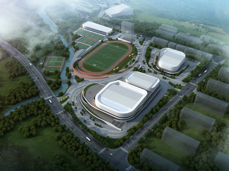 明利亚照亮2022年第十七届福建省运会主场馆——顺昌体育中心