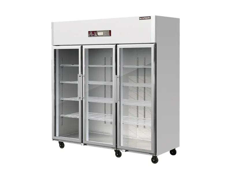 Three-door display cooler