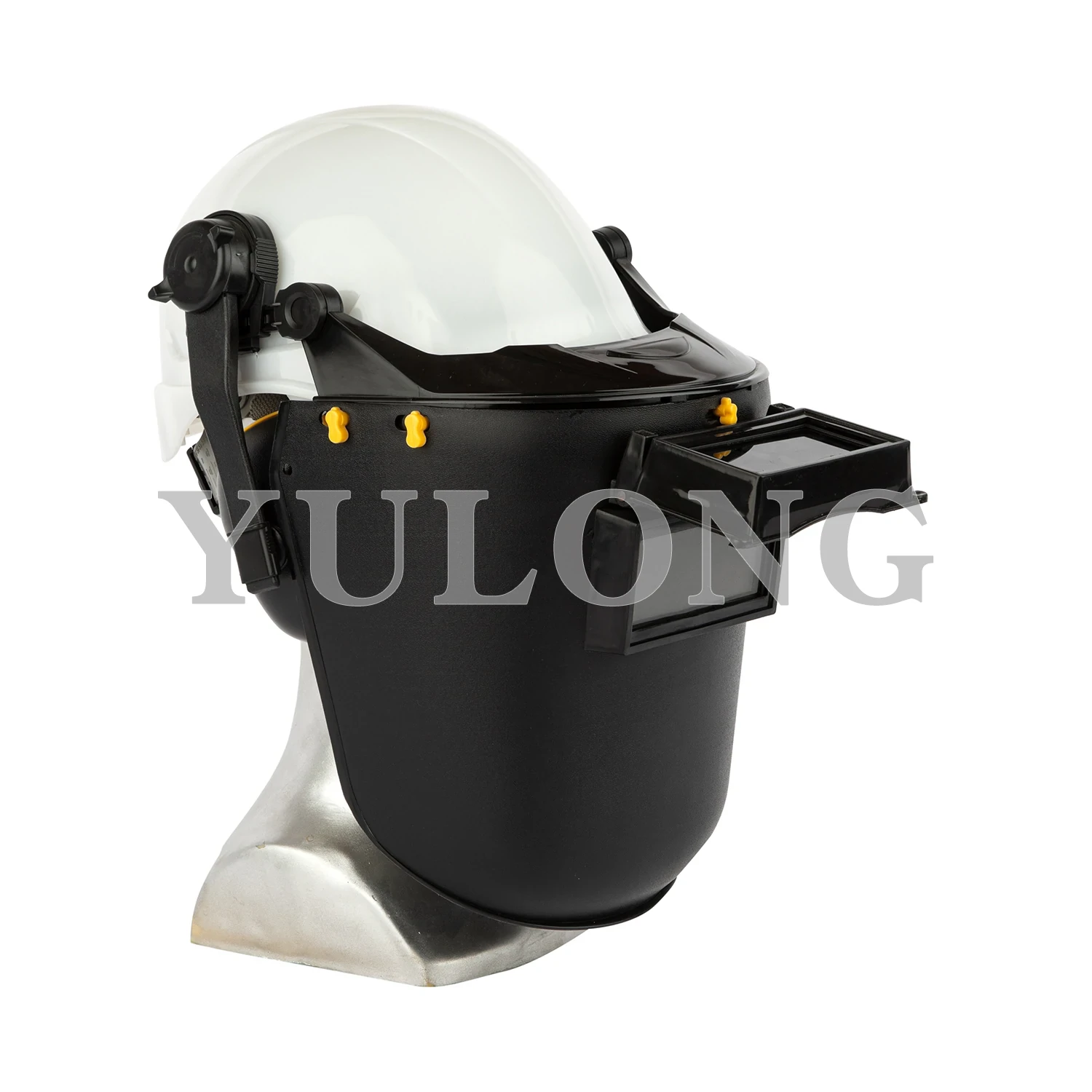 HARD-CAP WELDING HELMET WITH HEARING PROTECTION