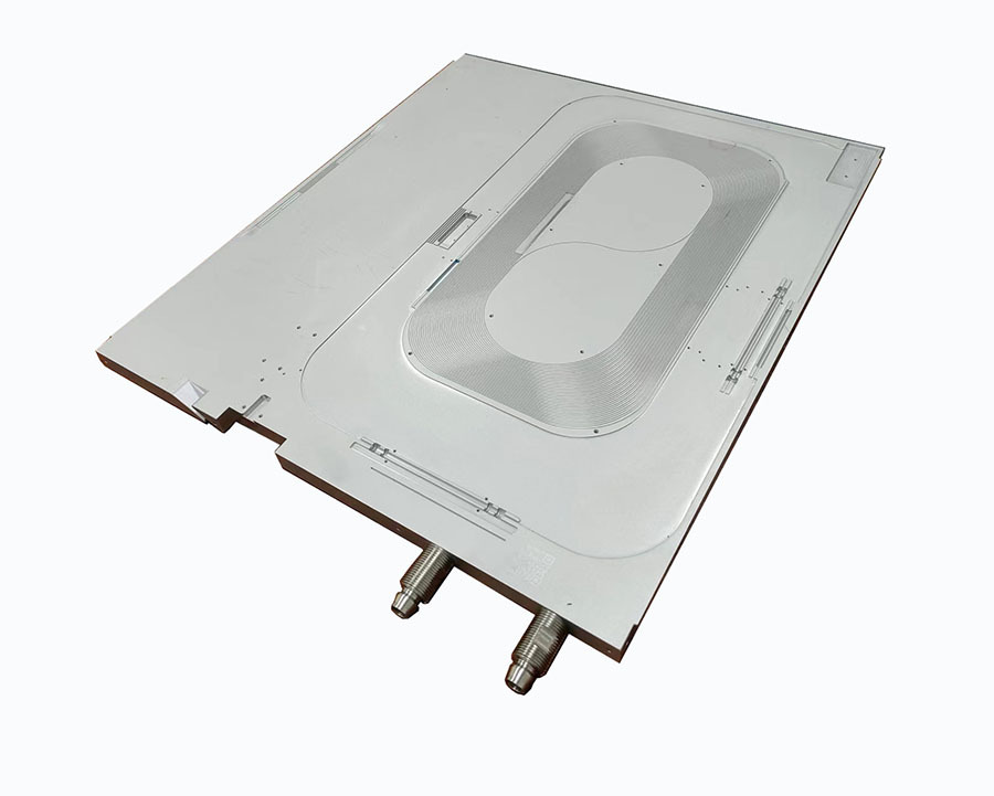 optical fiber thermal FSW liquid cold plate