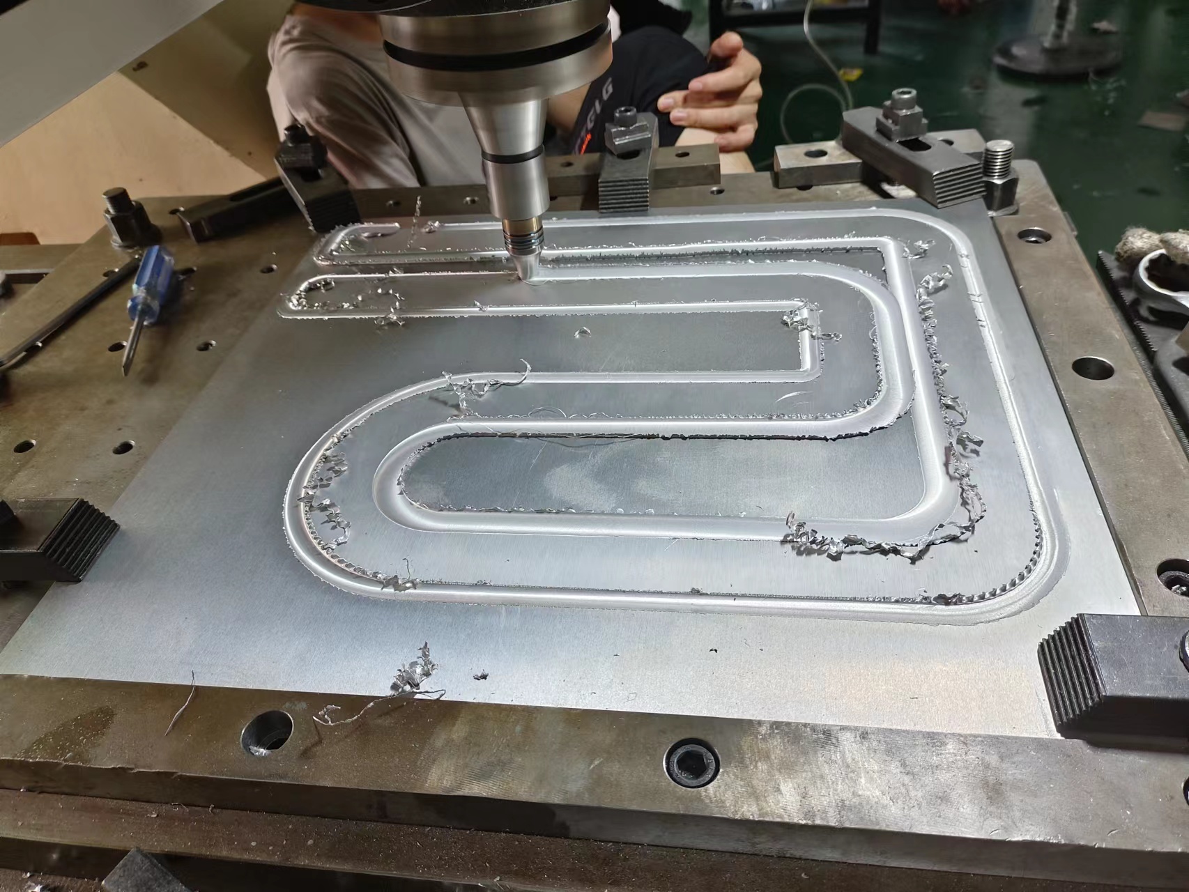 FSW liquid cold plate