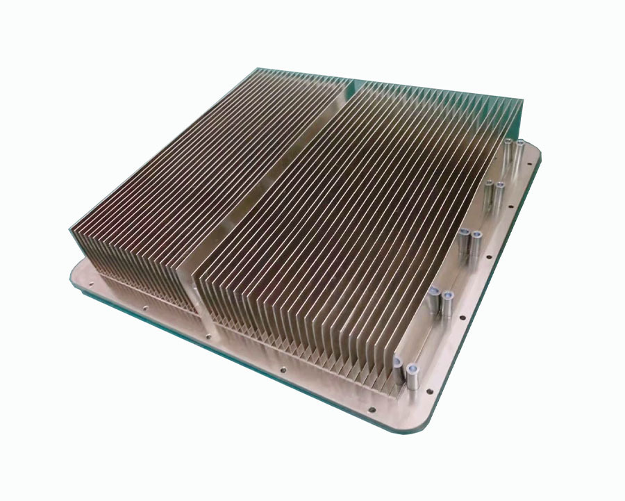 Aluminum skiving fin heat sink