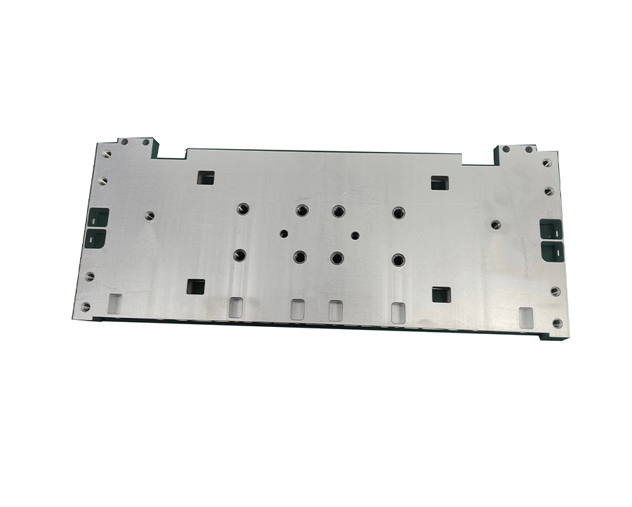 Electronical battery aluminum extrusion end plate and Side panel