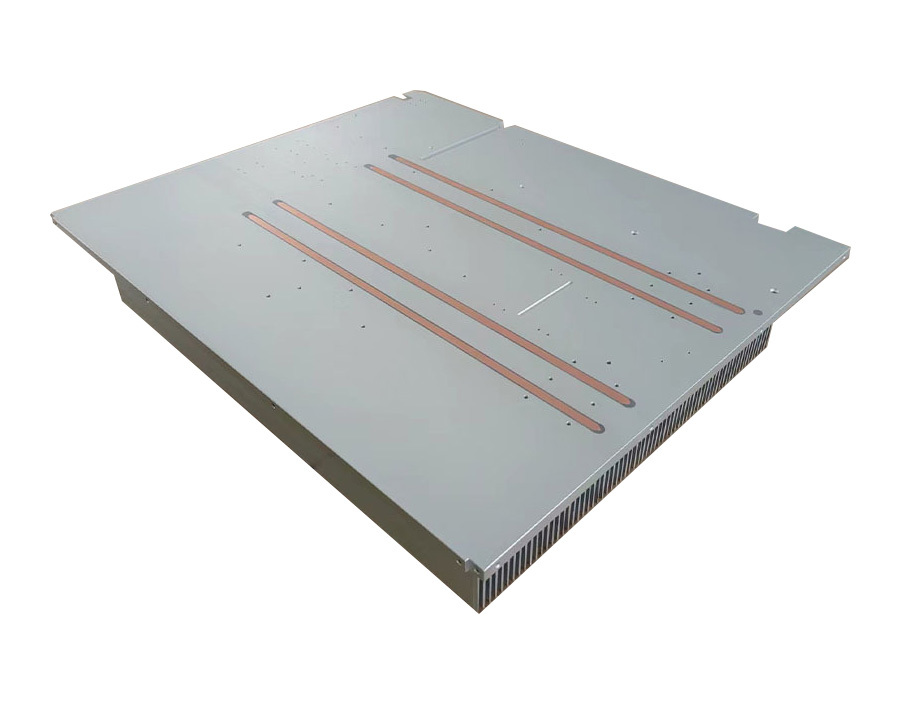 forced air cooling laser embed heat pipe heat sink