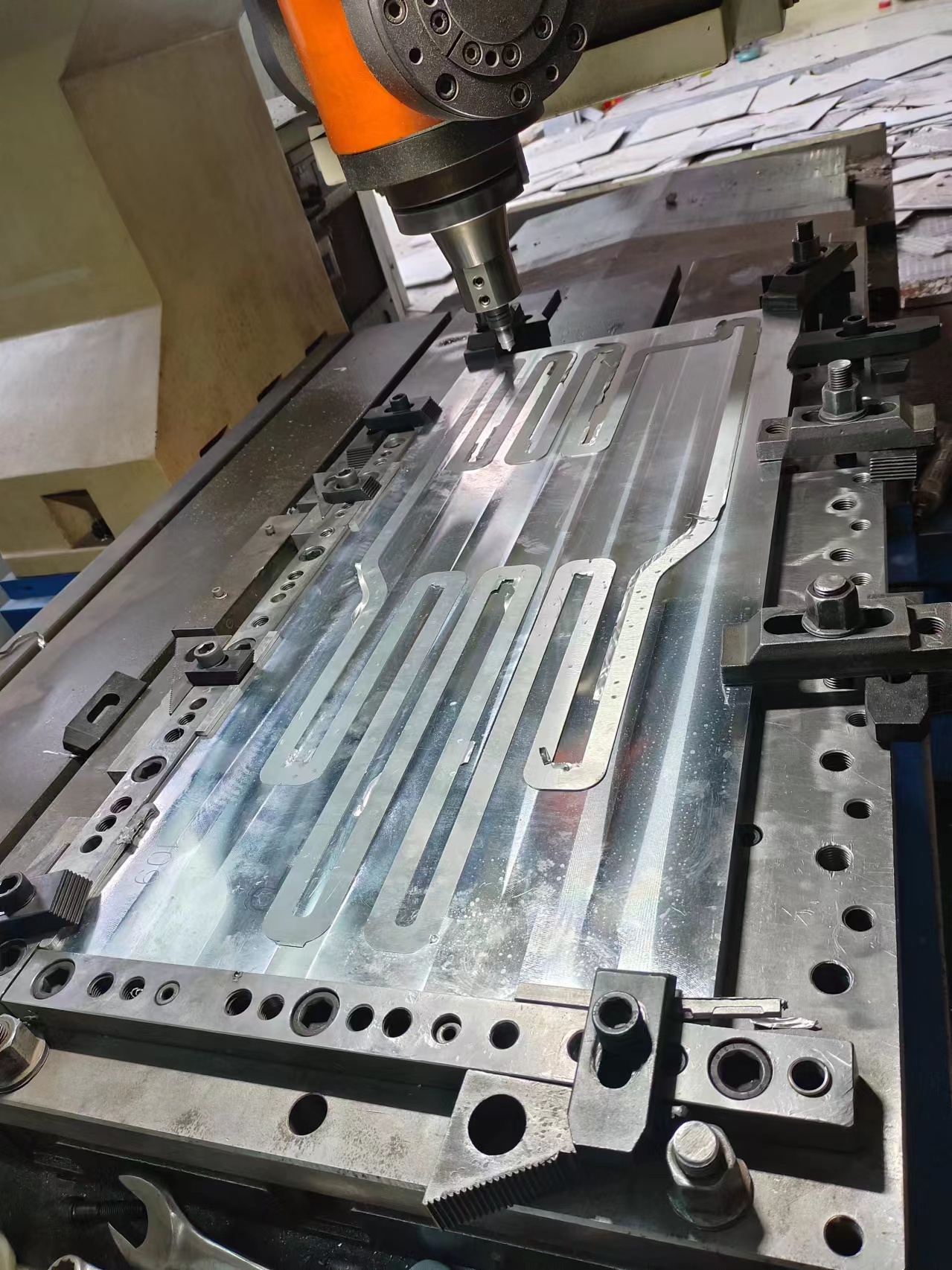 liquid cooling FSW process cold plate