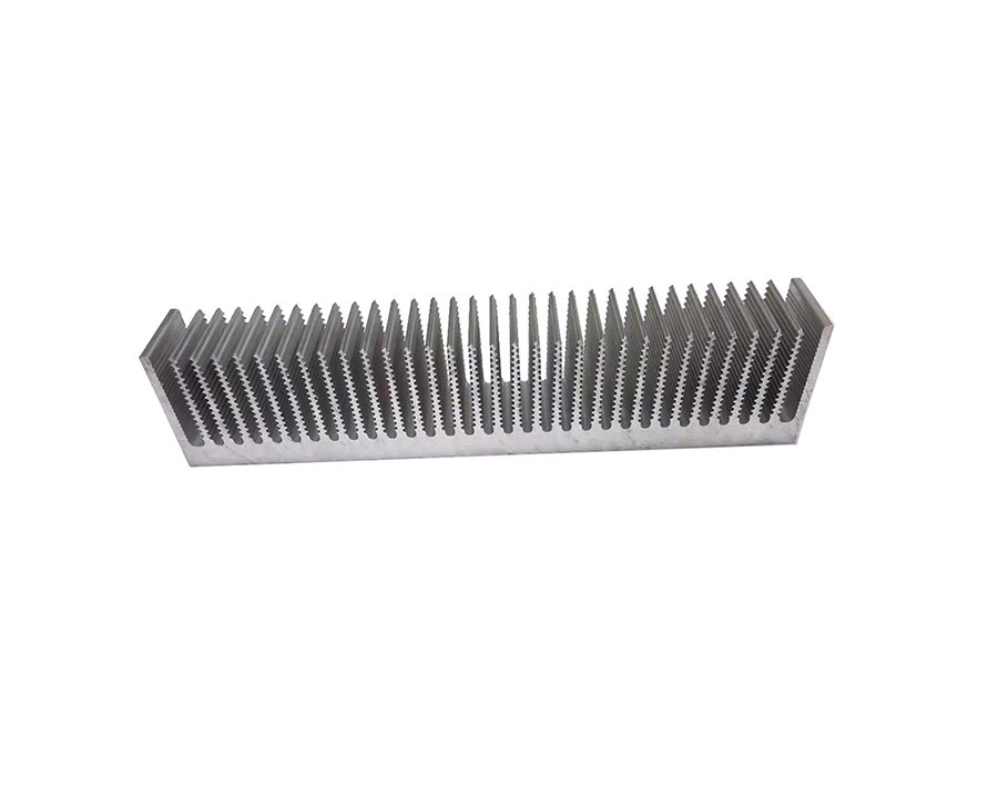 wavy fin extrusion heat sink