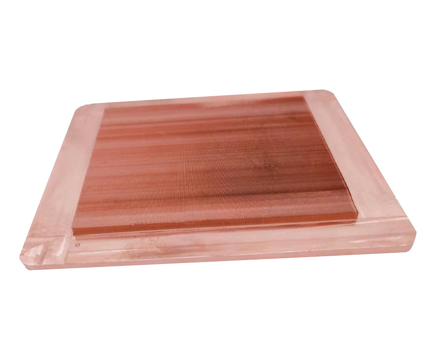 High density copper skived heat sink for data center liquid cold plate