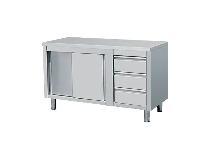 Heating Cupbard with splash back