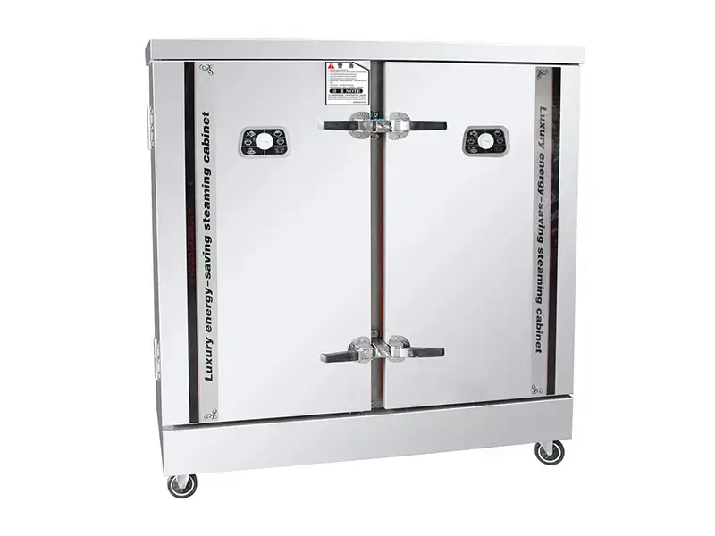Fingerprint-free Commercial-grade 24-Tray Rice Steamer
