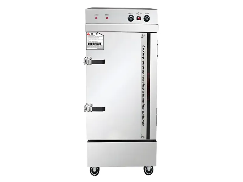 Fully Automated Timed Single-door 12-Tray Rice Steamer