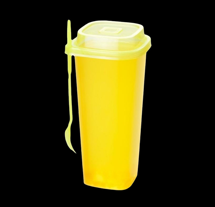 PP Square Bubbletea Cup (Tall)
