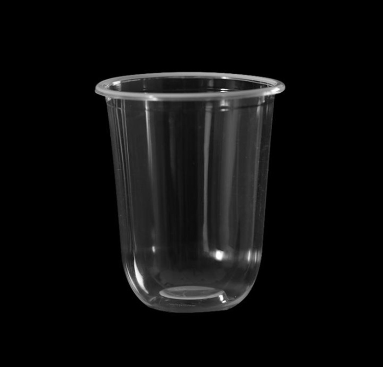 PP U-Shape Glossy Bubbletea Cup