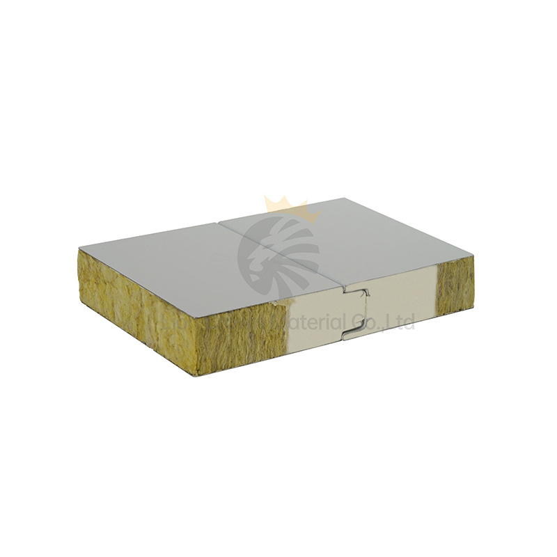Rock wool exterior wall panel
