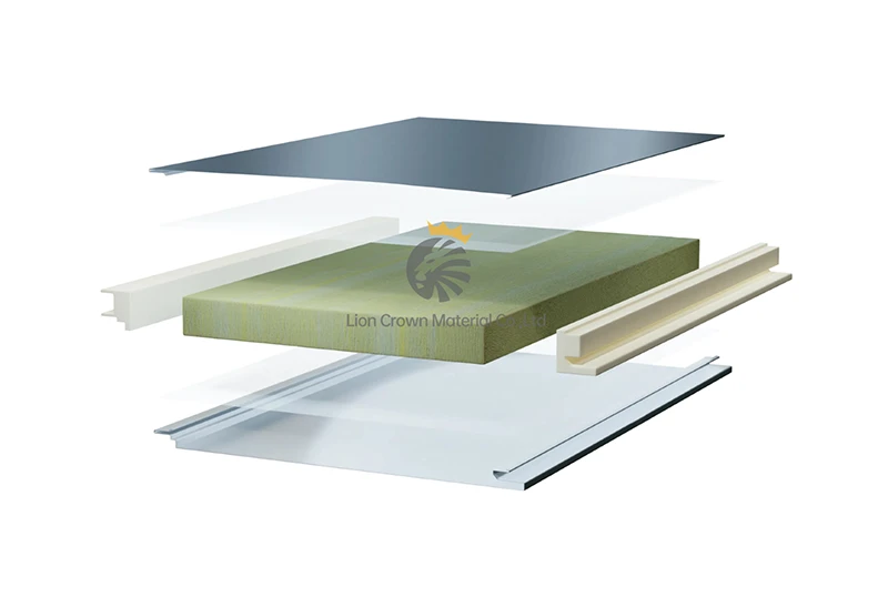 Metal sandwich panel system