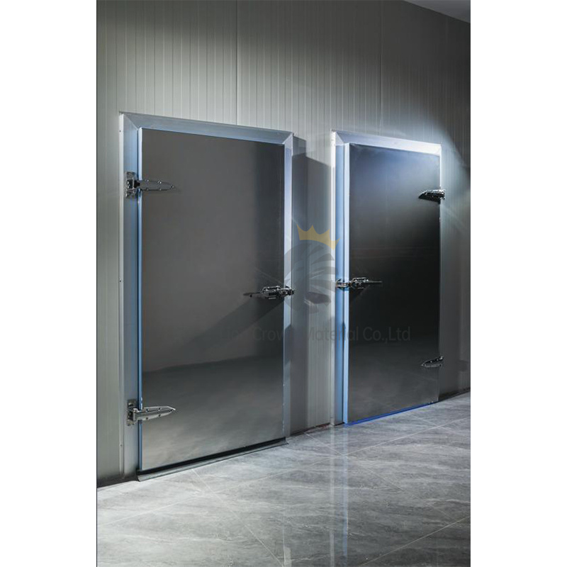Semi-embedded single cold storage door