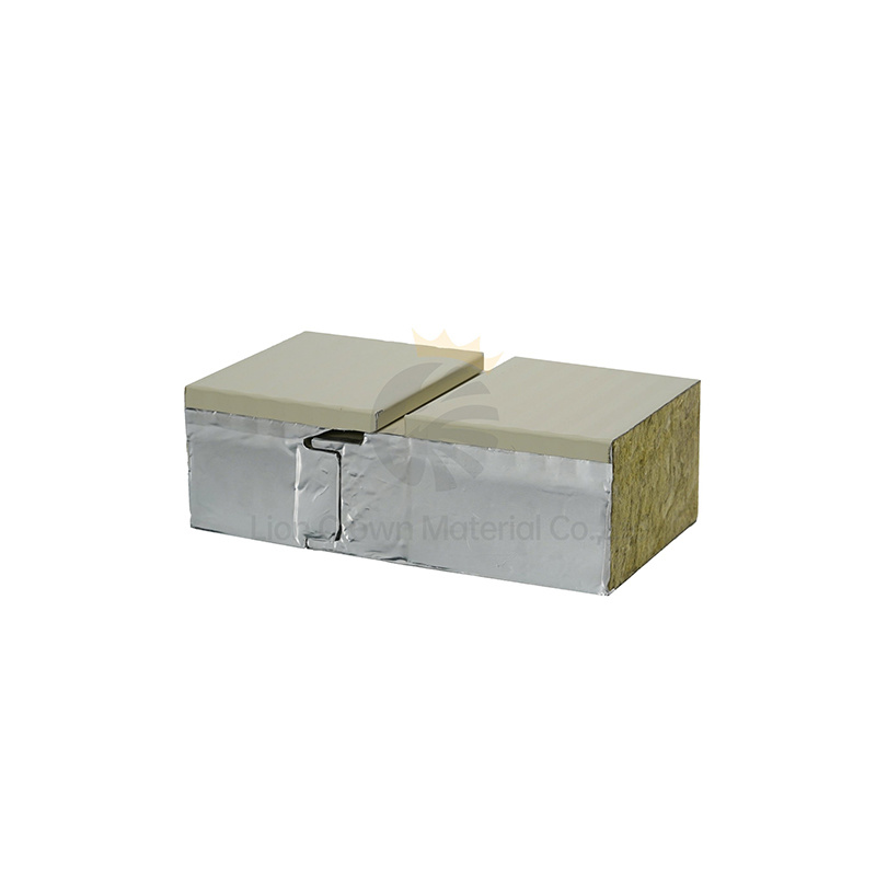 Four-side interlocking sandwich panel