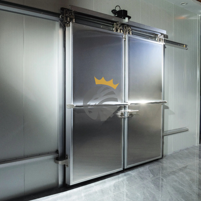 Double gate manual sliding door