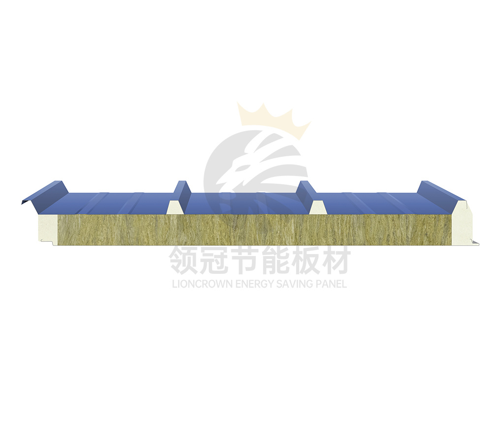 Rock wool roof panel