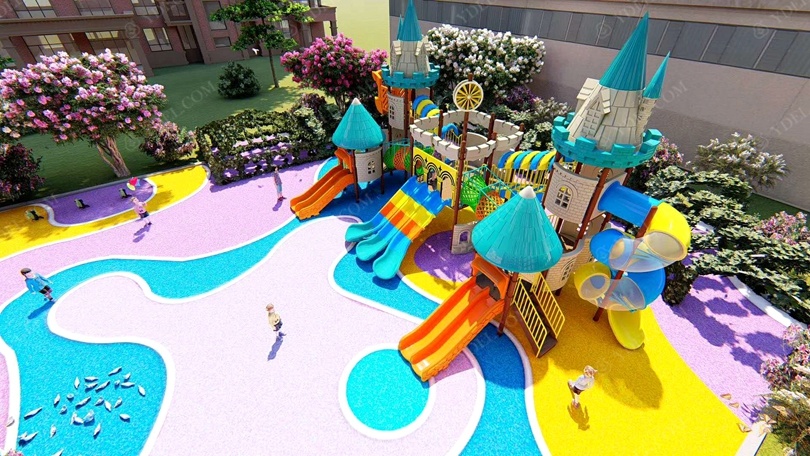Outdoor Castle Slide