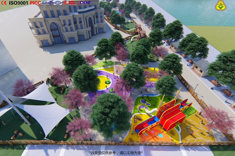 Outdoor theme park amusement equipment